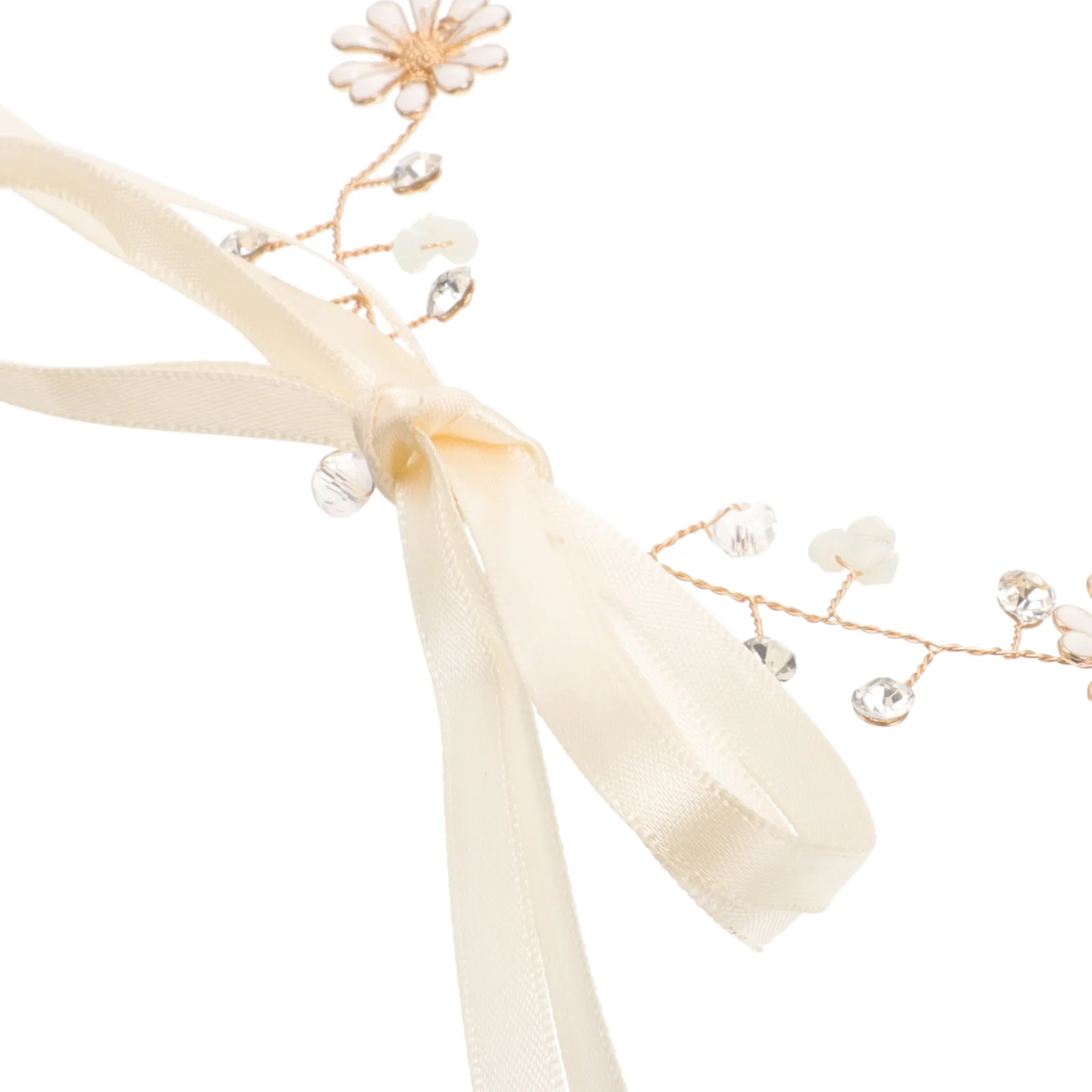 

Маленькая ромашка повязка для волос свадебный головной убор головной убор цветочный венок золотой цветок Корона фестивали невесты