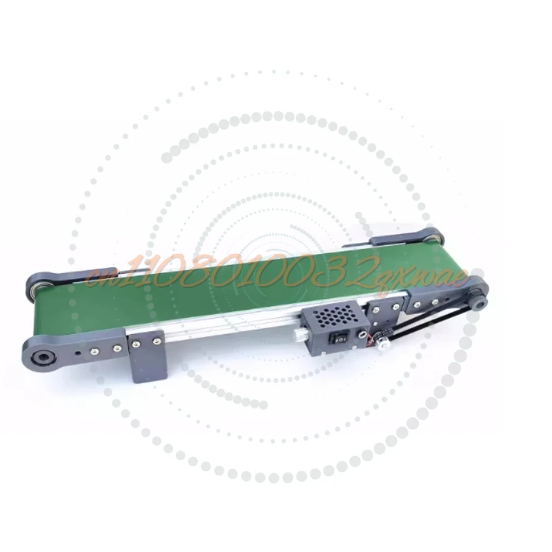 DC 12V Electric Desktop Conveyor Belt Technology Production Elevator Model Friction Experiment Device Speed Adjustable 0-116RPM