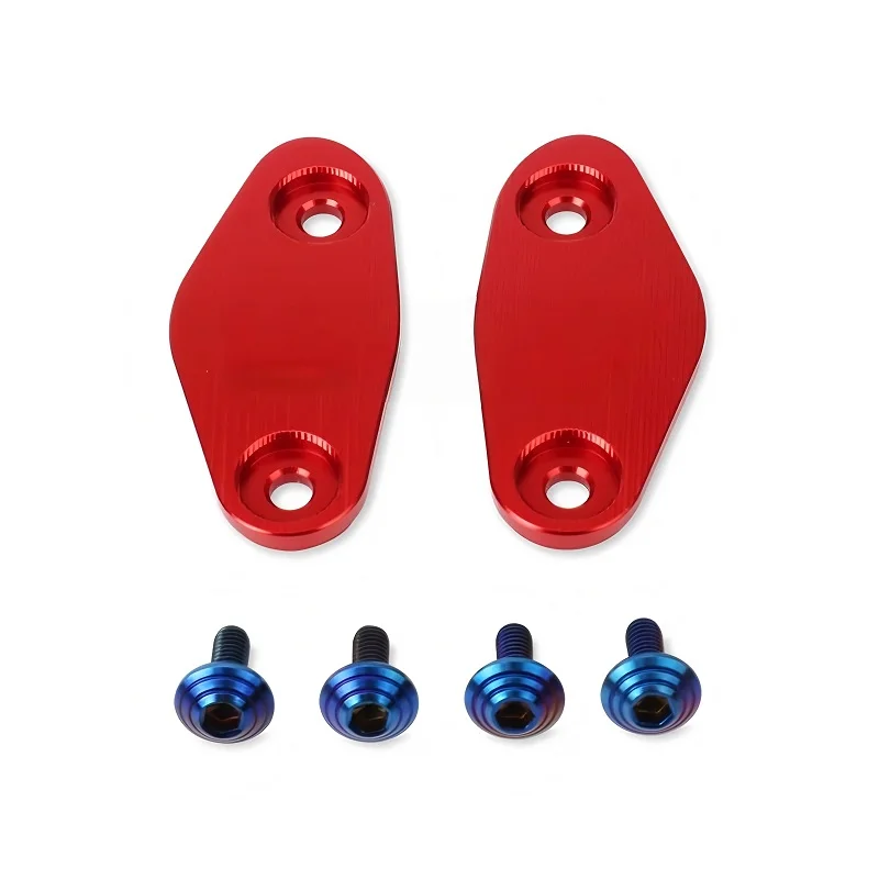 اكسسوارات الدراجات النارية مرايا الرؤية الخلفية مقعد غطاء الزخرفية مرآة قاعدة ل 675SR 675SRR 675SR-R 675 SR SRR #3