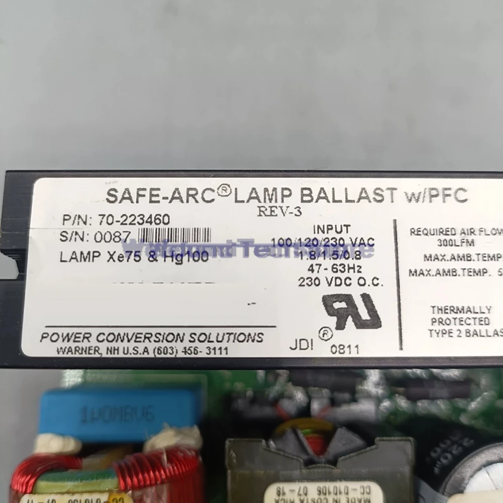 

Lamp Power Supply SAFE-ARC REV-3