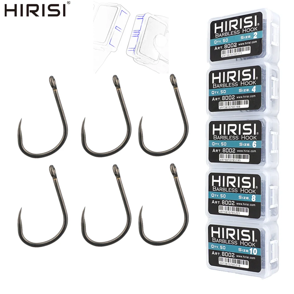 Рыболовные-крючки-hirisi-50-100-шт-из-высокоуглеродистой-нержавеющей-стали-без-зазубрин-с-ptfe-покрытием-аксессуары-для-рыбалки-8002