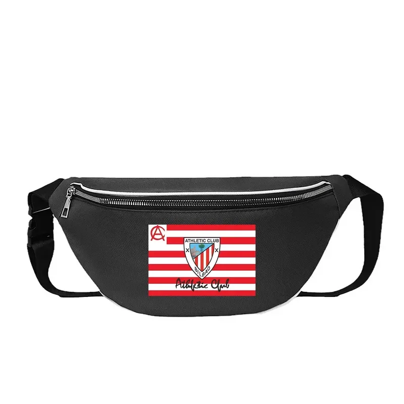 

Athletic Club de Bilbao Waist bag Crossbody Bag Unisex Canvas Leisure Sports Small Backpack Support Icons Picture Custom YB-060