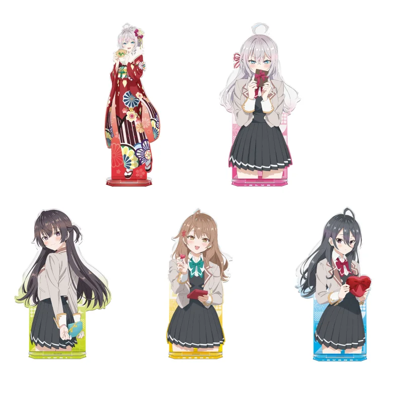 

Anime Alya Sometimes Hides Her Feelings in Russian Kimishima Ayano Suo Yuki Chisaki Sarashina Alisa Cosplay Acrylic Stand Sign