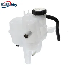 POKESS Coolant Reservoir Overflow Expansion Tank With Cap For Ford Kuge 2003-2007 Escape Hybrid XLS XLT 2.3L L4