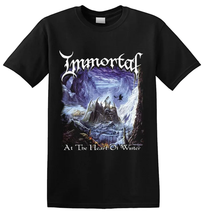 IMMORTAL - 'At the Heart of Winter' T-Shirt  Tees High Quality 100%Cotton Short Sleeve