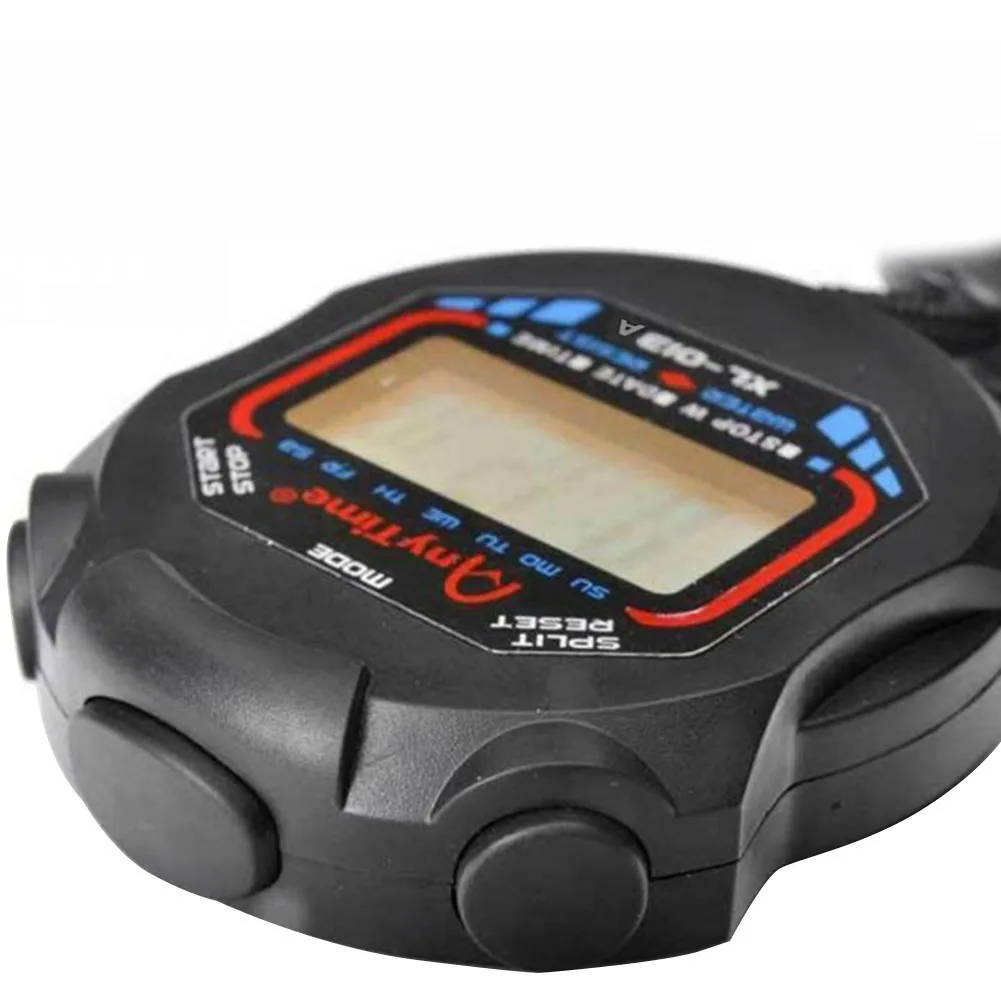 Multi-Function Electronic Stopwatch Sports Stopwatch Timer Waterproof Pocket Stopwatch Stop Watch Timer LCD Display for Match