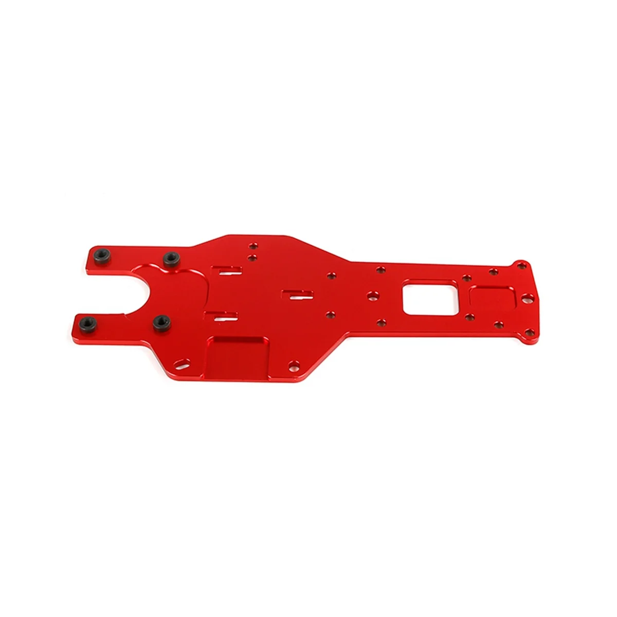 CNC Metal Thickening Lathe Rear Floor for 1/5 BAHA KM ROVAN BAJA 5B 5T 5SC TRUCK TOYS PARTS,Red