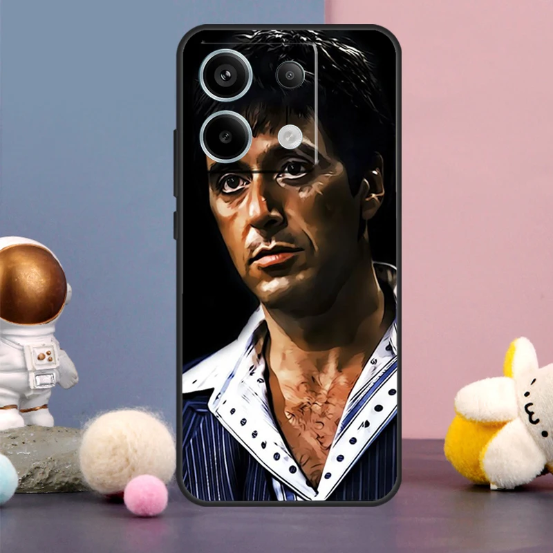  Al Pacino Scarface Cover For Xiaomi Redmi Note 13 12 11 9 10 Pro 12S 11S 10S 9S Redmi 13 12 10C 12C 13C Case