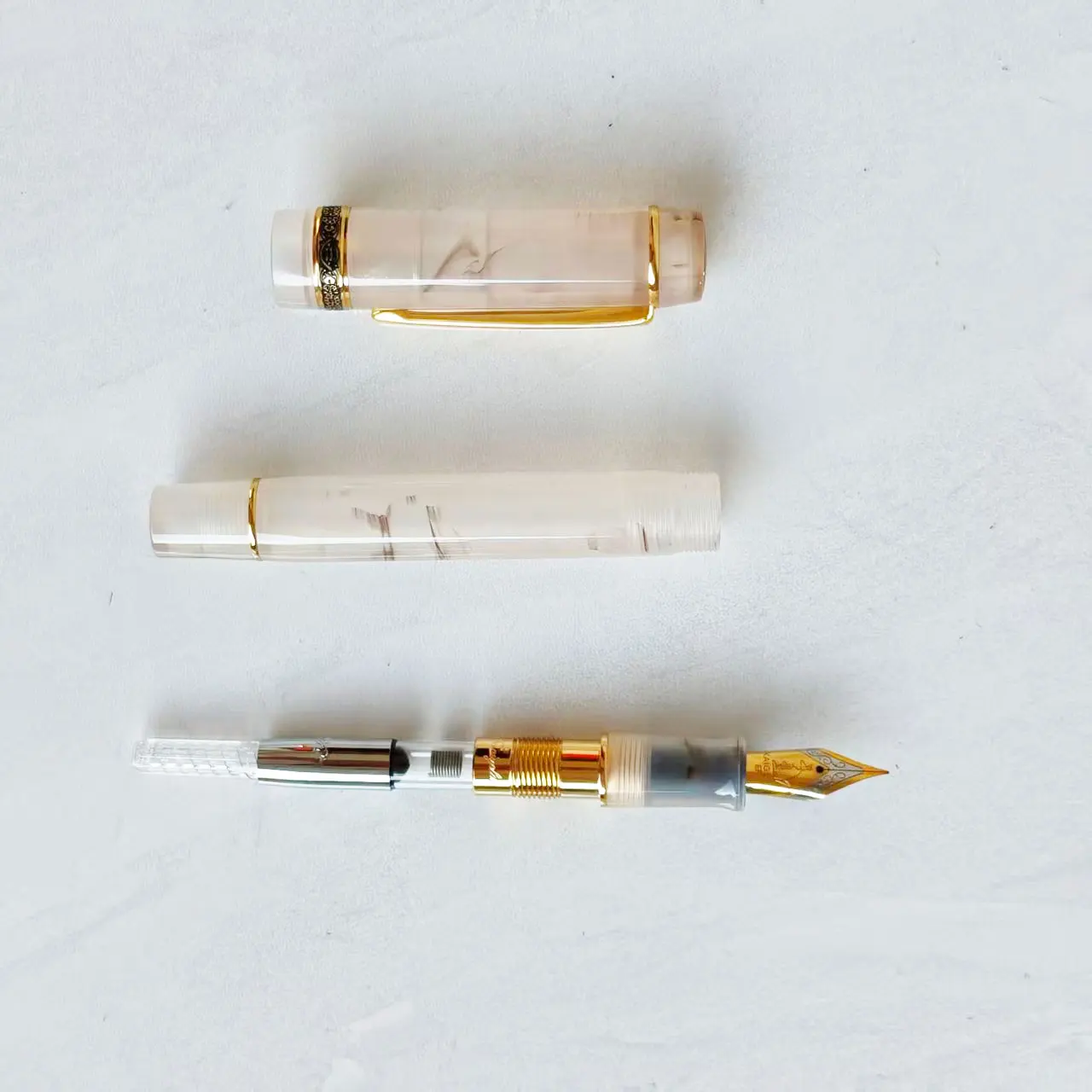 New Kaigelu 316 Fountain Pen EF F M Nib Transparent Barrel Adult Student Calligraphy ink Pen Office Writing Gift