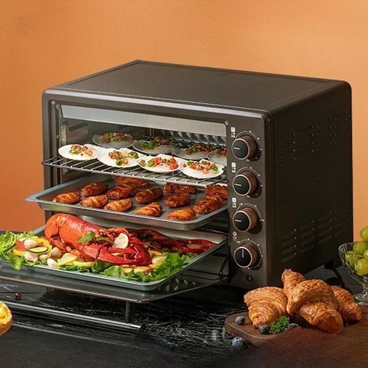 

Electric Oven 38L Baking Oven Multi-function Automatic Bread Cake Large Capacity electric oven temperature large capacity