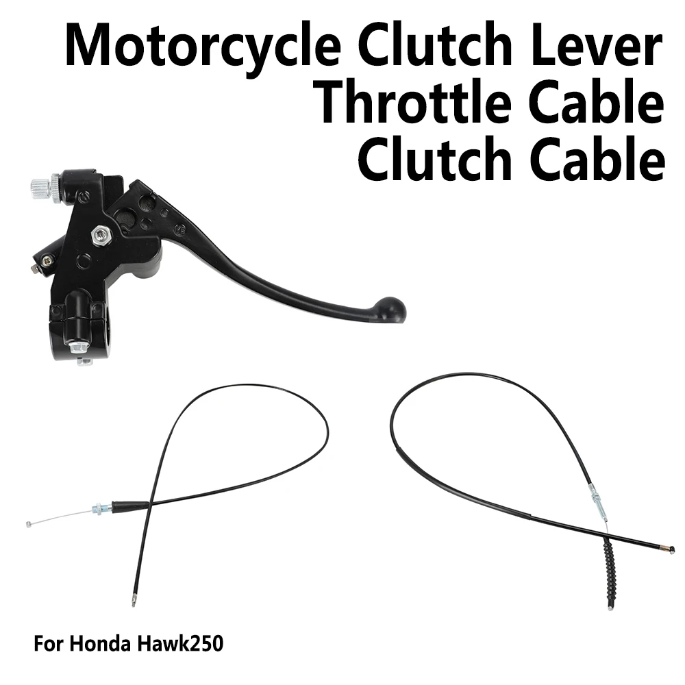 

Throttle Cable Clutch Cable Clutch Line Clutch Lever Motorcycle Parts For HAWK 250 HAWK250 Dirt Pit Bike PE Steel Wire