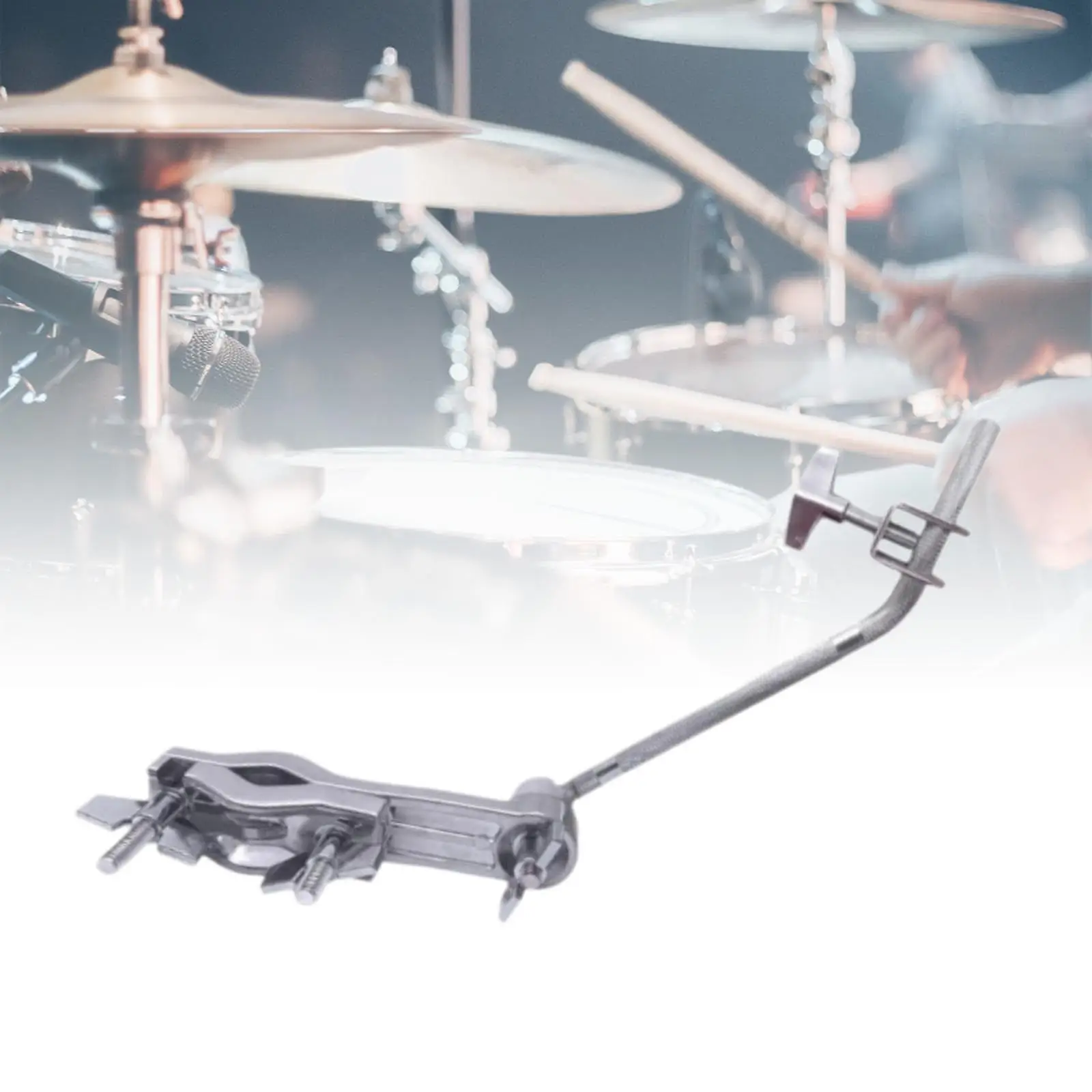 

Cowbell Clamp Easy to Install Mount Holder Rod for Drum Set Accessories