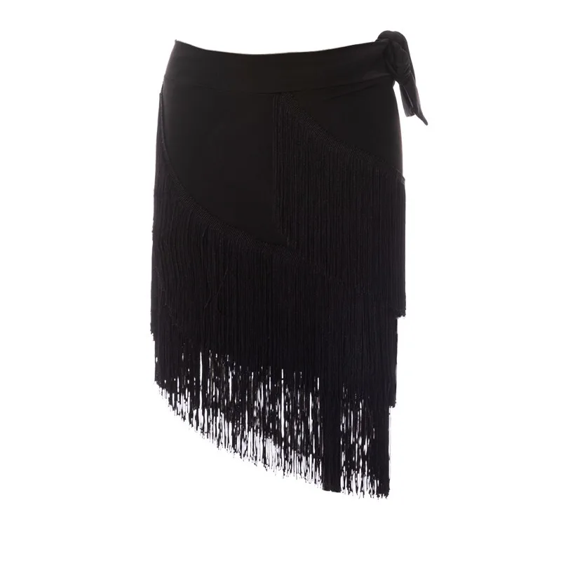 Nuevo Pañuelo de Cadera para Baile Latino con Flecos Irregulares, Transpirable, para Salsa