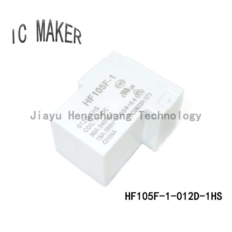 1PCS Original Power Relay HF-JQX-105F-1-005D-1HS HF105F-1-012D-1HS HF105F-1-024D-1HS 12V DC24V 4-pin 1HST 220V30A