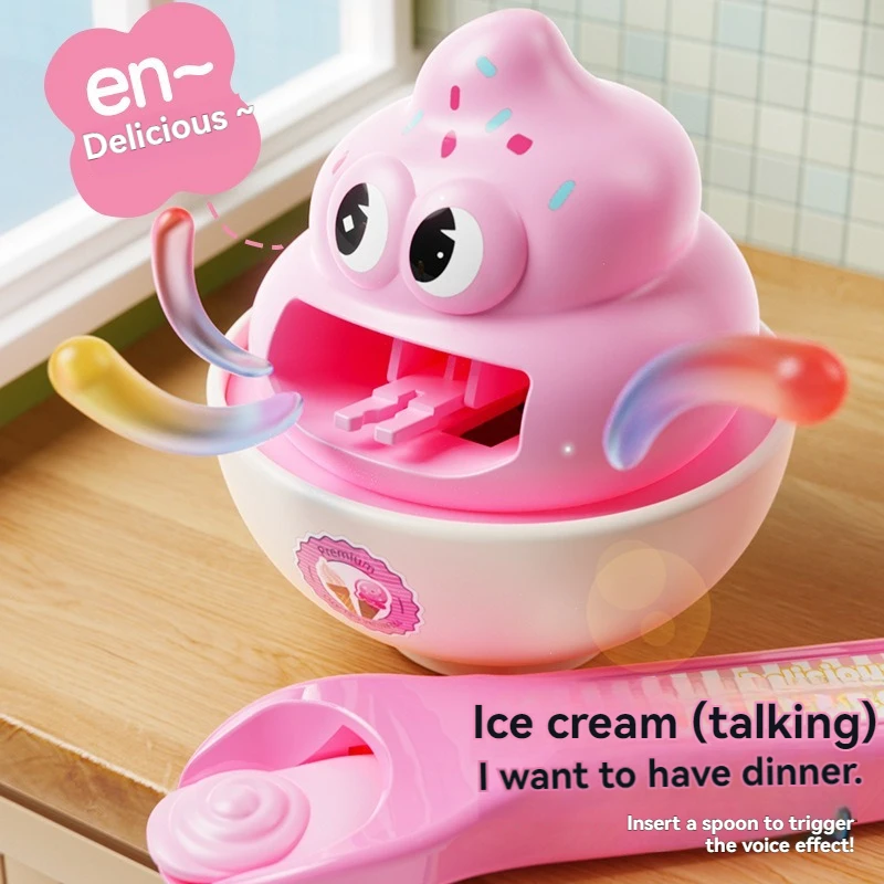 Jouets d'alimentation pour enfants, pouding, fraise, vente en gros, maison de jeu, nouvel coffret cadeau pour l'école primaire, jouets parodie