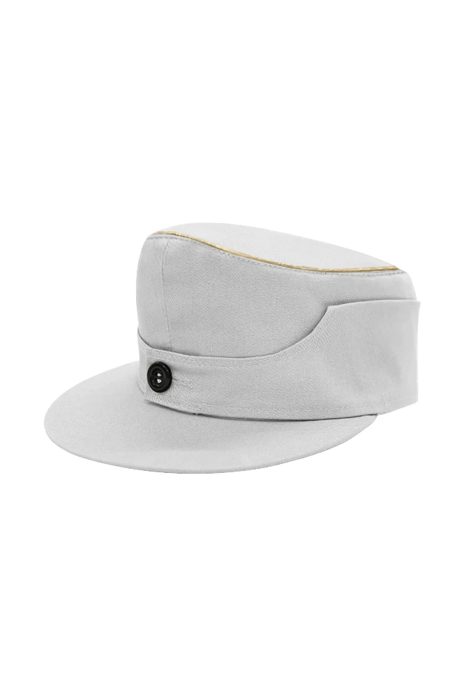 GHFF-027-GEN Heer/Elite General White Gabardine M44 field cap