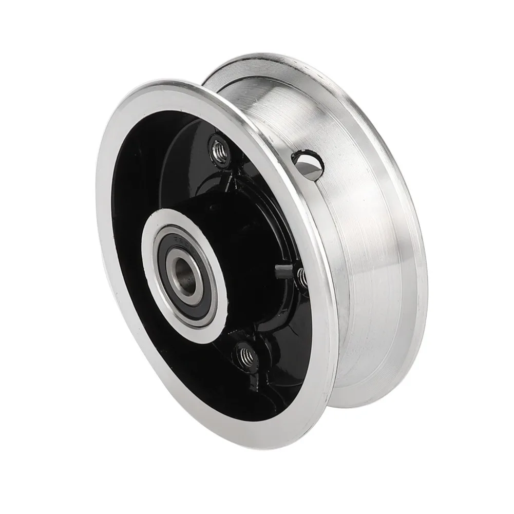 

8 inch front wheel half hub for electric scooter with 200x50 steel rim designed for durable and reliable performance