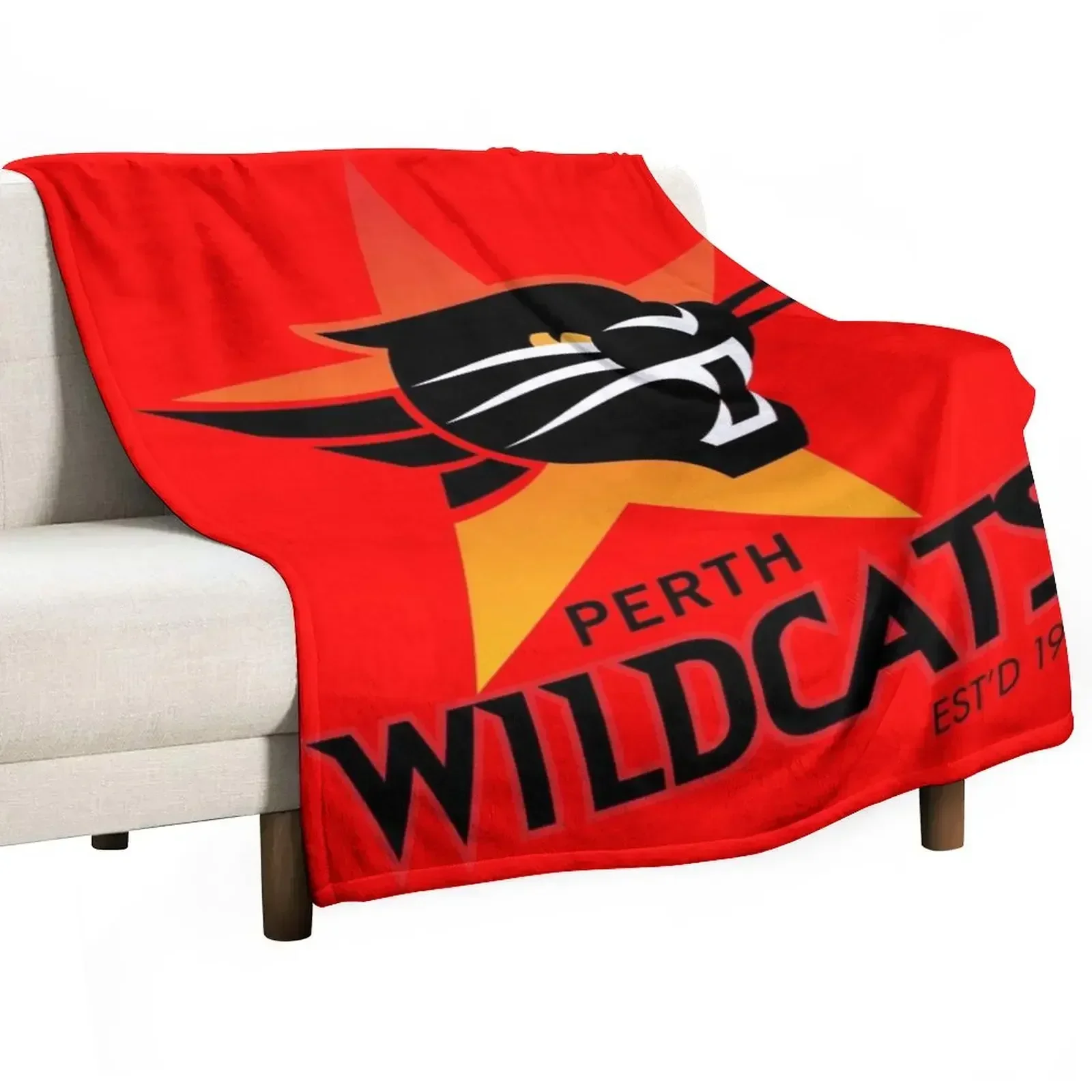 The Perth Wildcats Throw Blanket Decorative Beds Blankets Sofas Of Decoration anime Blankets