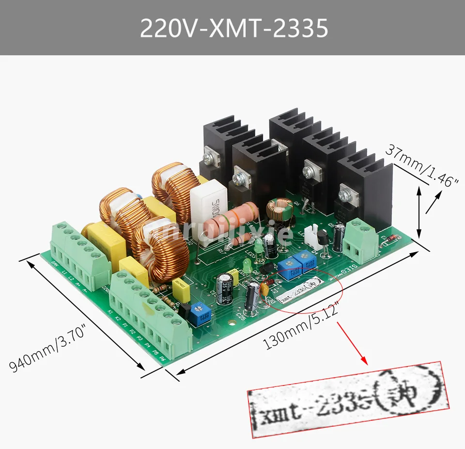 Imagem -02 - Placa de Controle Principal Placa de Acionamento do Motor Sieg x2 & Cx605 & G8689 & Pouco Fresagem & Cmd30 & Jet-jmd1l Placa de Circuito Elétrico Xmt2335 & 1135