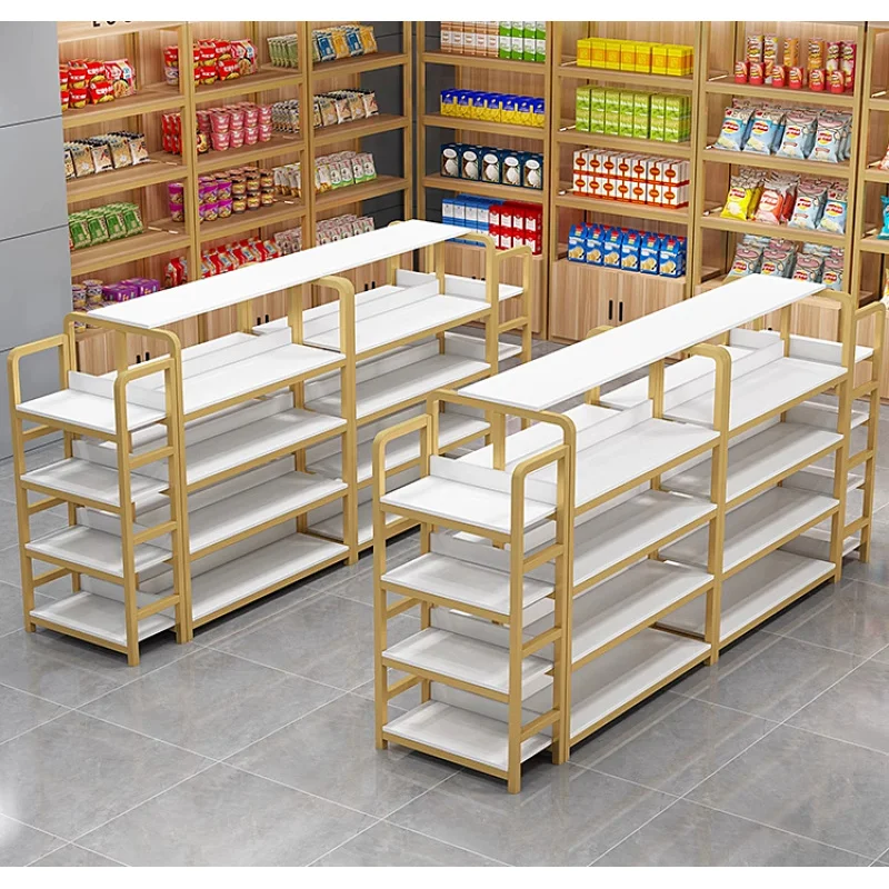 custom.Nakashima Cabinet Double-sided Shelf Supermarket Convenience Store Cosmetics Store Display Rack