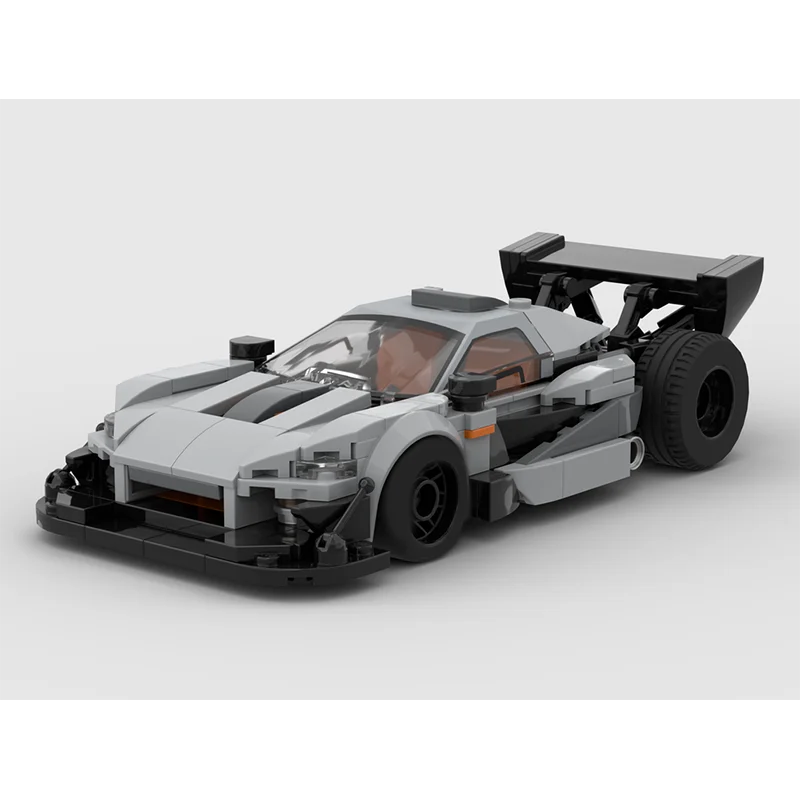 289pcs Car Model MOC Track Super Speed ​​Sports Car Creative Educational Building Block Gift for Children