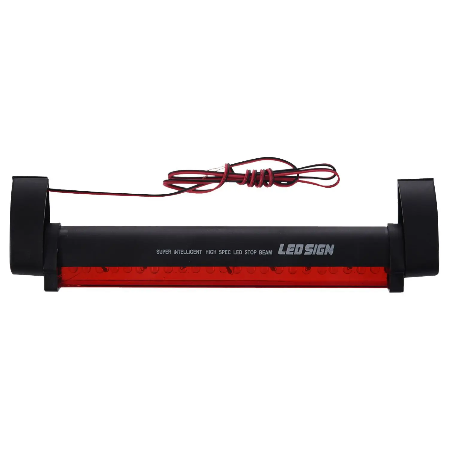 Red 24 LED Car Vehicle Third Brake Stop Tail Light Lamp Bar DC 12V