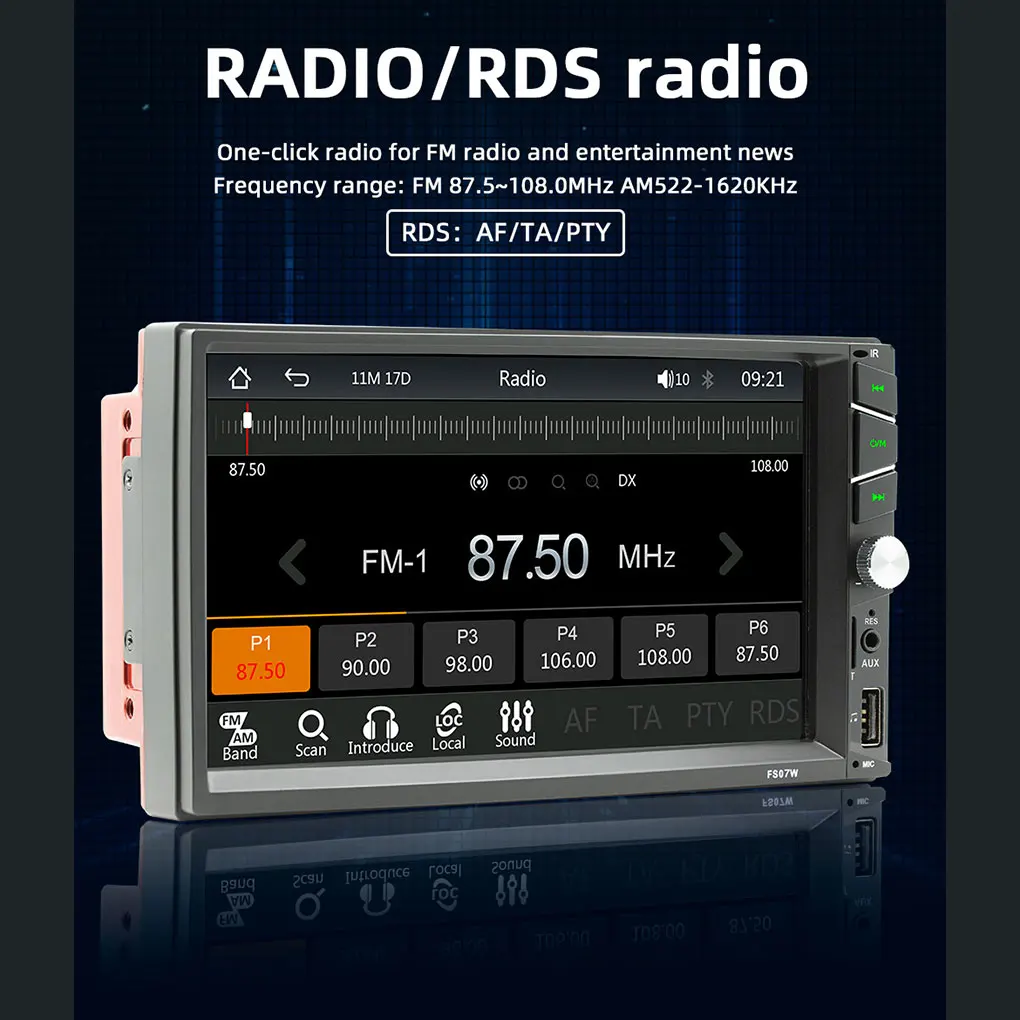 2 Din Car Radio 7In… - image