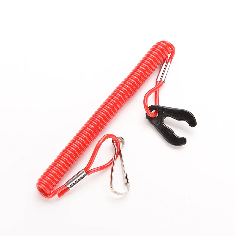 

1PC Boat Outboard Engine Motor Lanyard Kill Stop Switch Safety Tether 9.8cm New