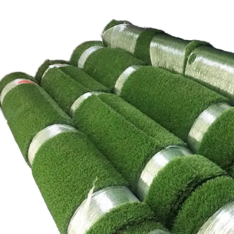 Wholesale Outdoor Green Artificial Grass Carpet Sports Turf Easy Install 20mm-40mm Pile Height Roll Packaging