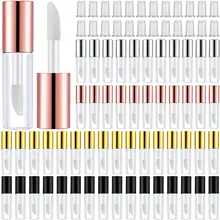 1.2ml mini tubos de brilho labial com varinha garrafa de viagem vazia recipientes de brilho labial recarregáveis bálsamo labial diy batom cosméticos