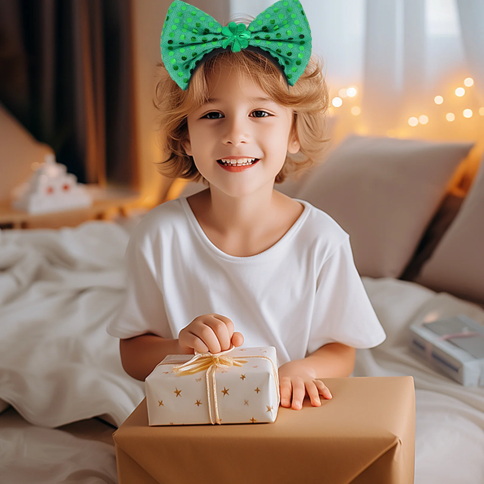 

Комплект: короткая юбка и повязка на голову для детей, костюм на День Святого Патрика, реквизит для вечеринки, тематический декор для фестиваля