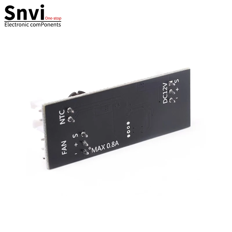 Single 12V 0.8A DC PWM 2-3 Wire Fan Temperature Control Speed Controller Chassis Computer Noise Reduction Module NTC B 50K 3950