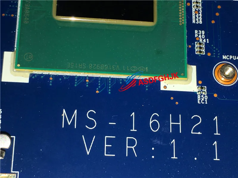 Original For MSI GS60 LAPTOP MOTHERBOARD WITH I7-4700HQ CPU AND GTX870M MS-16H2 MS-16H21 100% TESED OK