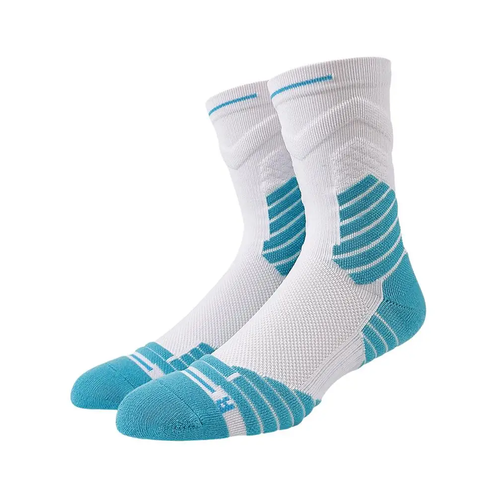 Men Sports Sock Women Breathable Compression Crossborder Basketball High Biking Running Knee Soccer Cycling Supply Hockey R S8P4