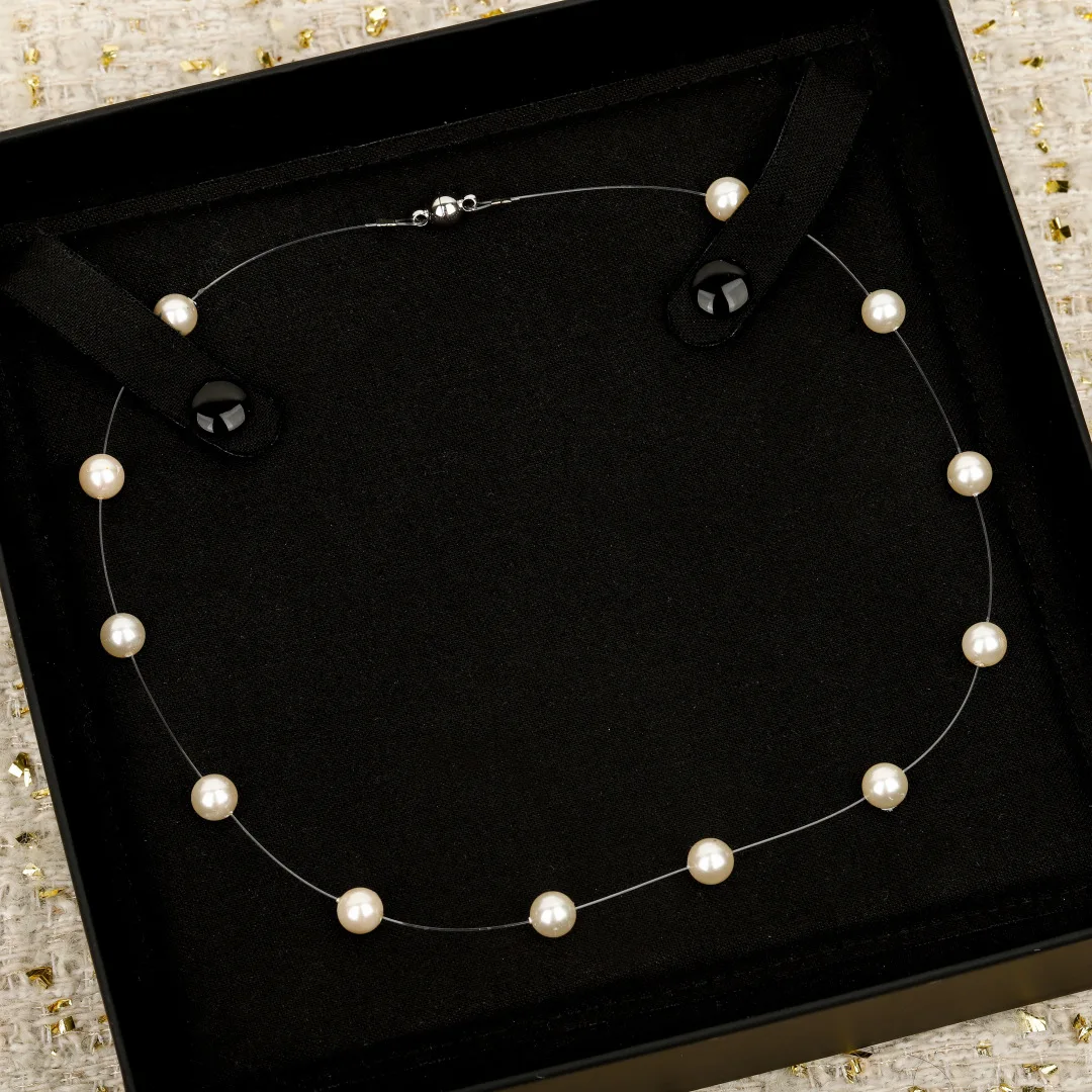 

Fashion Elegant Pearl Necklace Women Simple Versatile Daily Jewelry Accessories