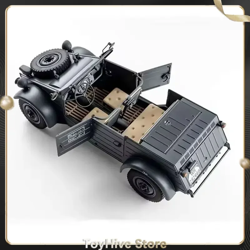 FMSRC سيارة 1:12 Type82 Kubelwagen نموذج كهربائي رباعي العجلات محرك متغير السرعة الرجعية سيارة الحرب العالمية الثانية الاطفال ألعاب جنسية هدية #6