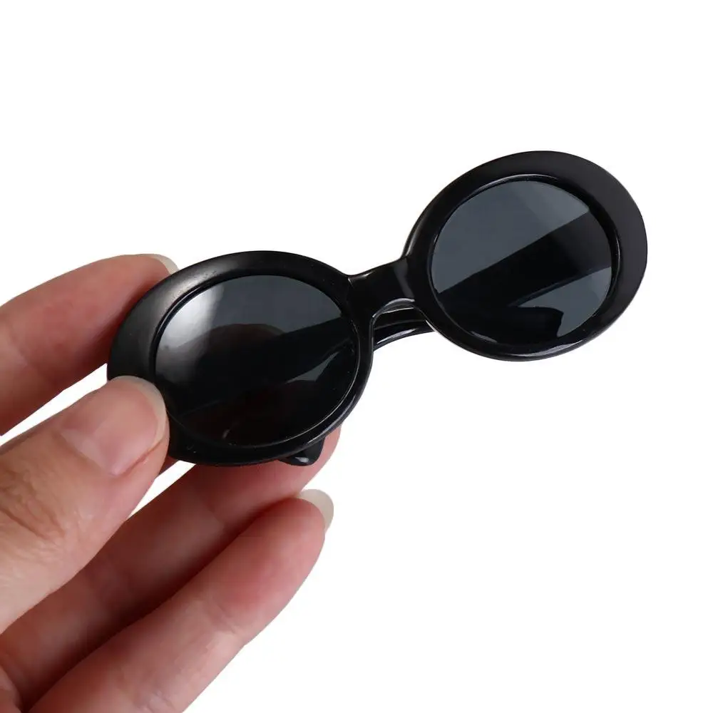 Accesorios para fotos, gafas para vestir, juguetes, decoración, marco redondo, gafas de sol para mascotas, Mini muñecas de moda, gafas, juguete para niñas