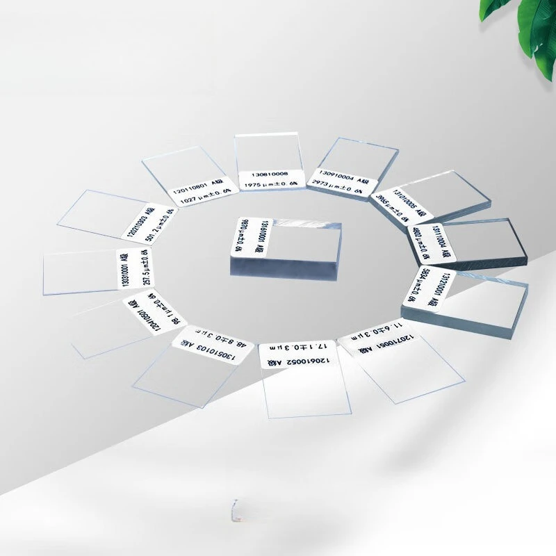 

High Precision Film/Coating Thickness Gauge Class A Calibration Sheet 10um/50um/100um Standard Film Thickness Sheet