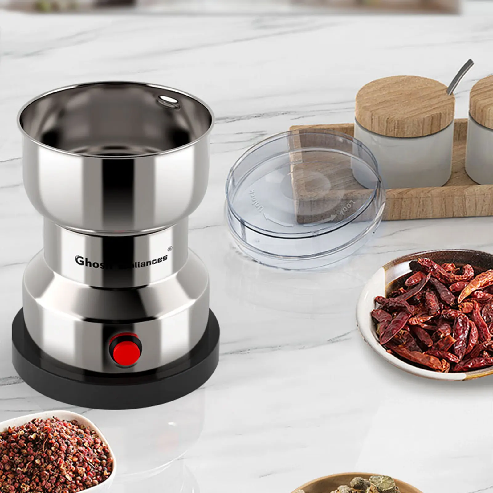 

Electric Coffee Grinder Machine Kitchen Cereals Nuts Beans Spices Grinder Multifunctional Coffee Grinder Machine