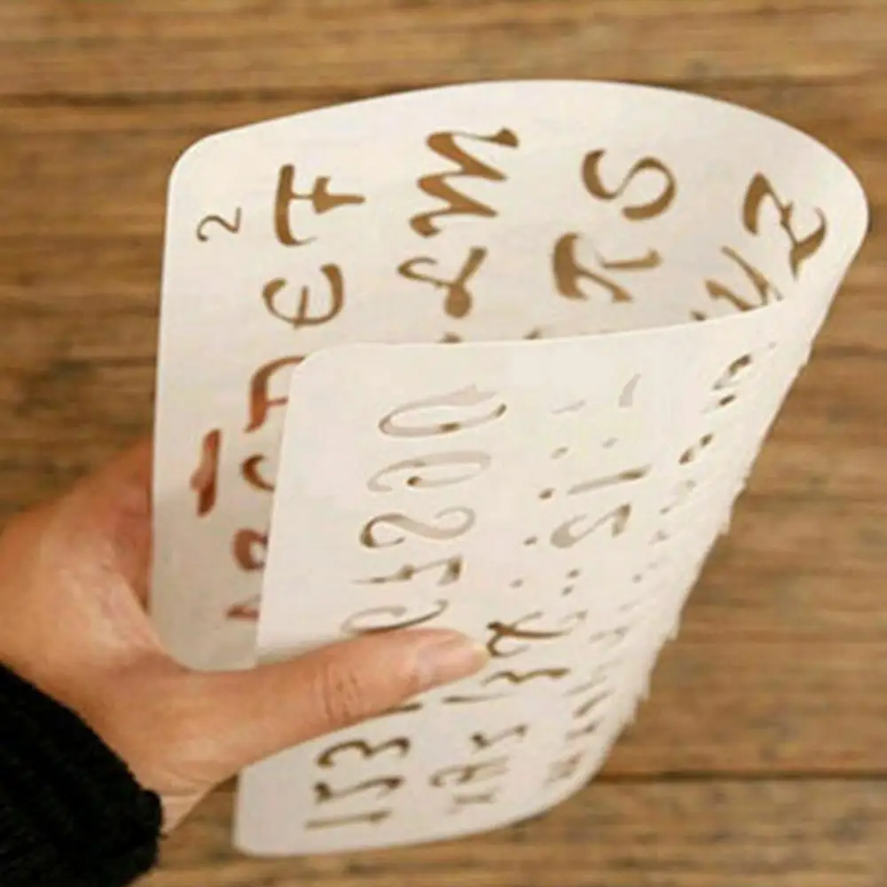 Шаблон для скрапбукинга с английским алфавитом