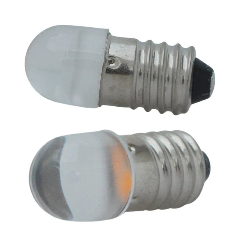 Ampolletas E10 Led Instrument Bulb 6V 12V 24V Mini Flashlight Torch Headlight Car Auto Interior Exterior Light Head Lamp 6 12 V view 4