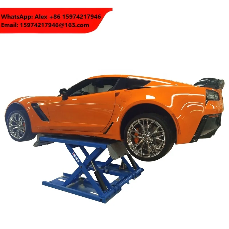 High Quality Low Profile Mid Rise Scissor Car Lift 3t Mobile Mid Rise Scissor Car Lift