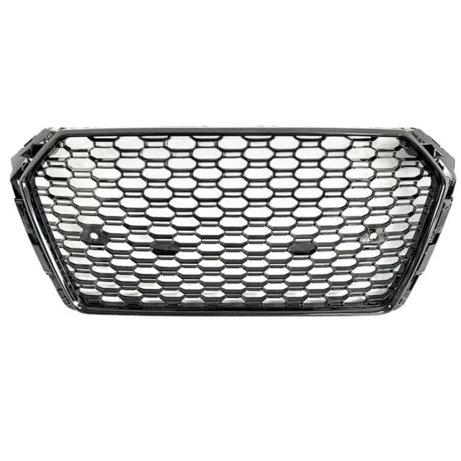 Front Hood Grille Car Front Bumper Grill Center Grille for A4/S4 B9 2017-2019 Fast Shipping For RS4 Grill