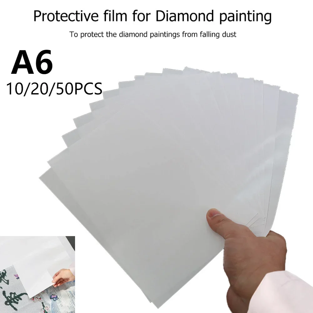 A6 Diamant malerei Release Papier Antihaft-Lackier deckel Werkzeuge Zubehör