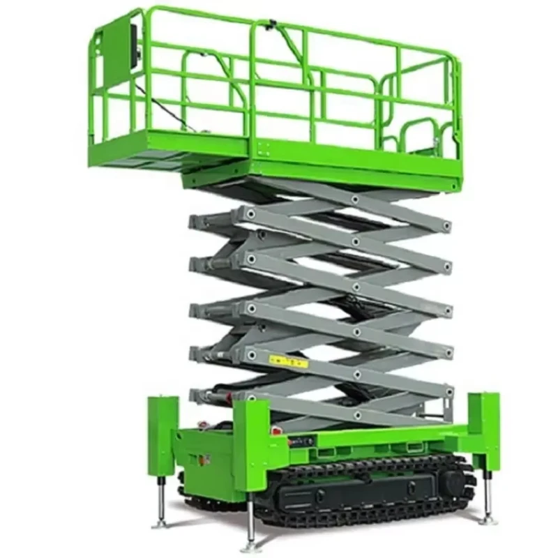 500kg-2000kg Mobile Electric Lift Platform Compact Wheeled Lifting Trolley Garage Auto Repair High Altitude Equipment