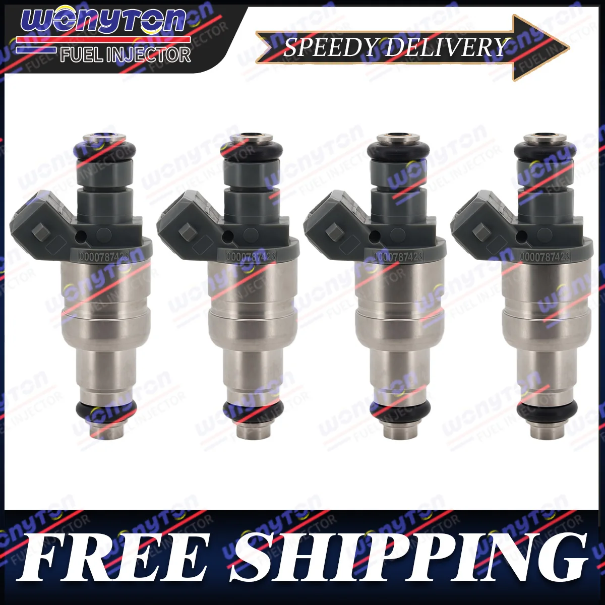 

4Pcs Fuel Injectors 0000787423 For Mercedes-Benz C-CLASS C180 C200 1.8 1993-2000