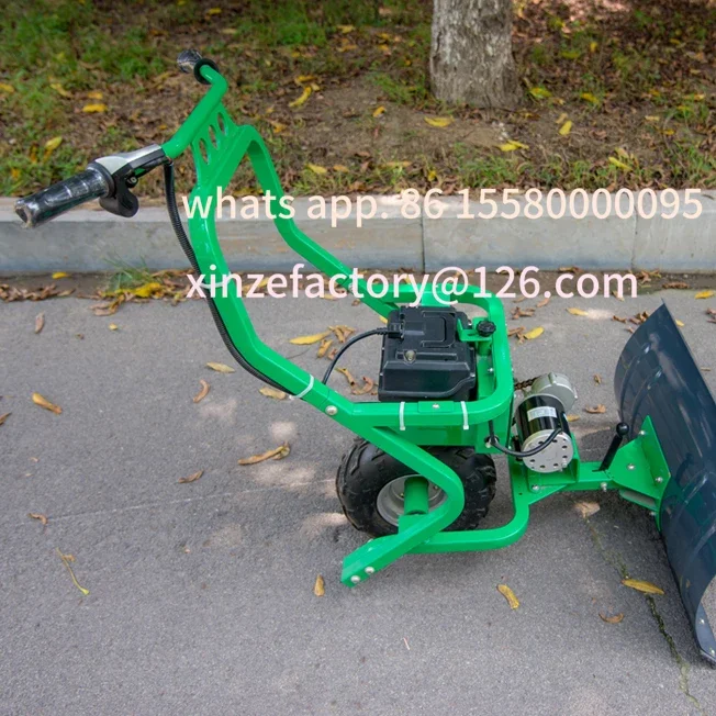 Customizable Green Environment-friendly Thrust 60kg Snowplow Electric Hand-push  Small Area Road Snow Shoveling Machine