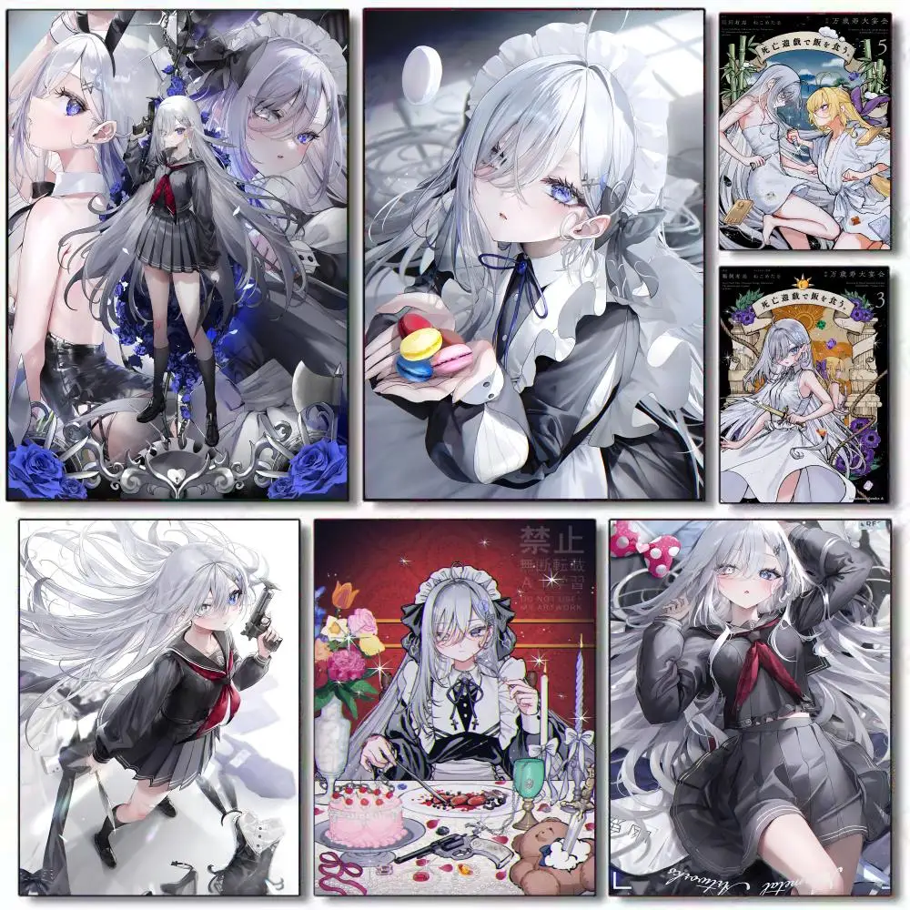 

Playing Death Games to Put Food on the Table Poster HD Art Mural Wallart Waterproof Vintage Print Decor for Home Decoration DIY