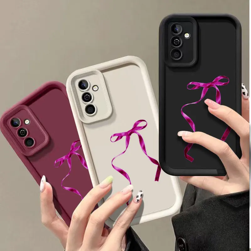 Coquette Fashine Phone Case for Samsung Galaxy M22 M54 S20 S21 S22 S23 FE S24 PLUS ULTRA 5G Shockproof Soft Cover Coque Funda