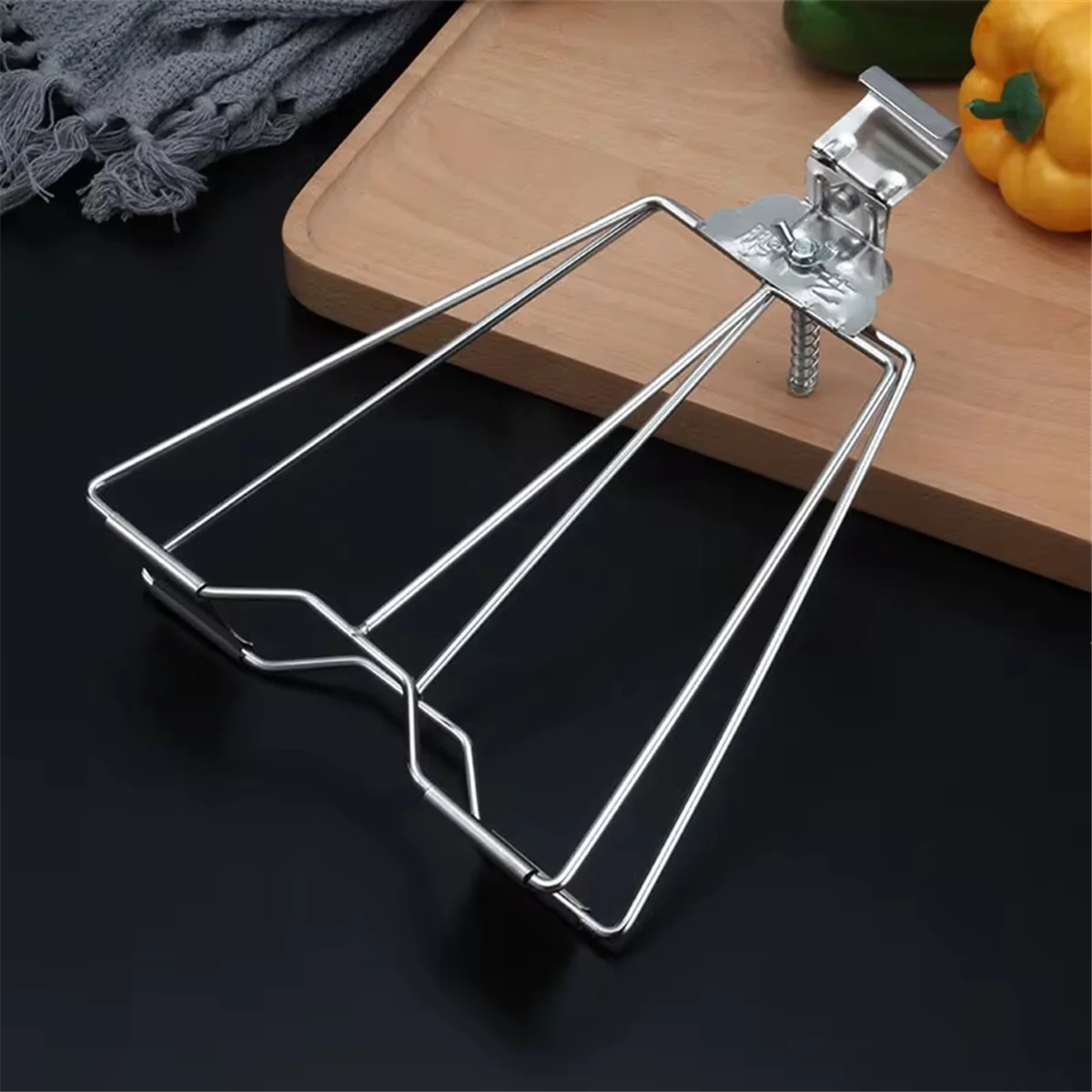 A71P العملي الدجاج المشوي بطة كليب الفولاذ المقاوم للصدأ فرن شواء شواء أداة أسياخ السمك المشوي خطاف مشبك أداة الشواء #3